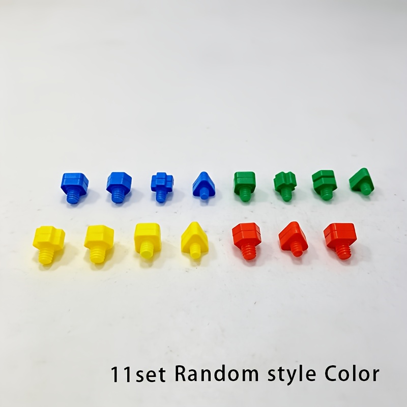 Nut And Bolt Suit, Shape And Color Matching Toys